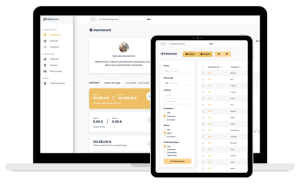 Das Dashboard von Petflare auf verschiedenen Devices.