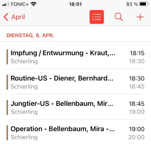 Der mobile Kalender